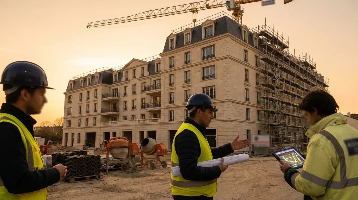 Programme immobilier en construction protégé par une assurance dommage ouvrage