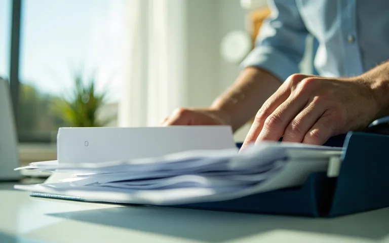 Dossier de justificatifs de dispense d'adhésion classé en entreprise Employeur classant les justificatifs pour une dispense de mutuelle